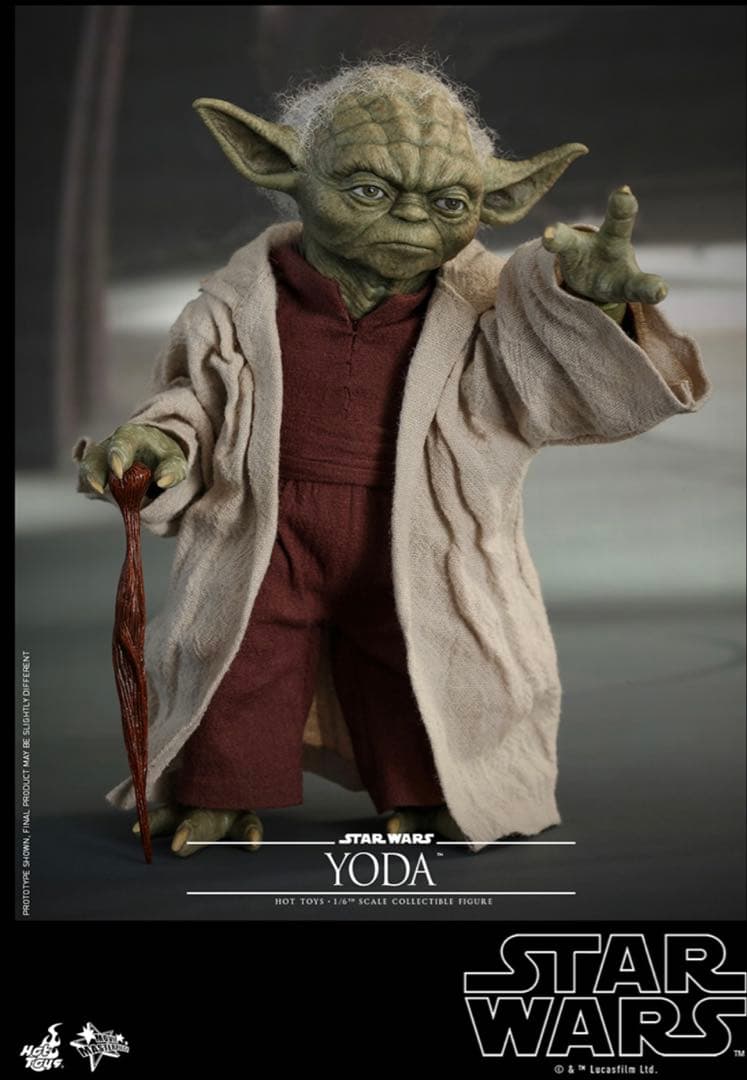 新品未開封 ホットトイズ ヨーダ スターウォーズ　1/6