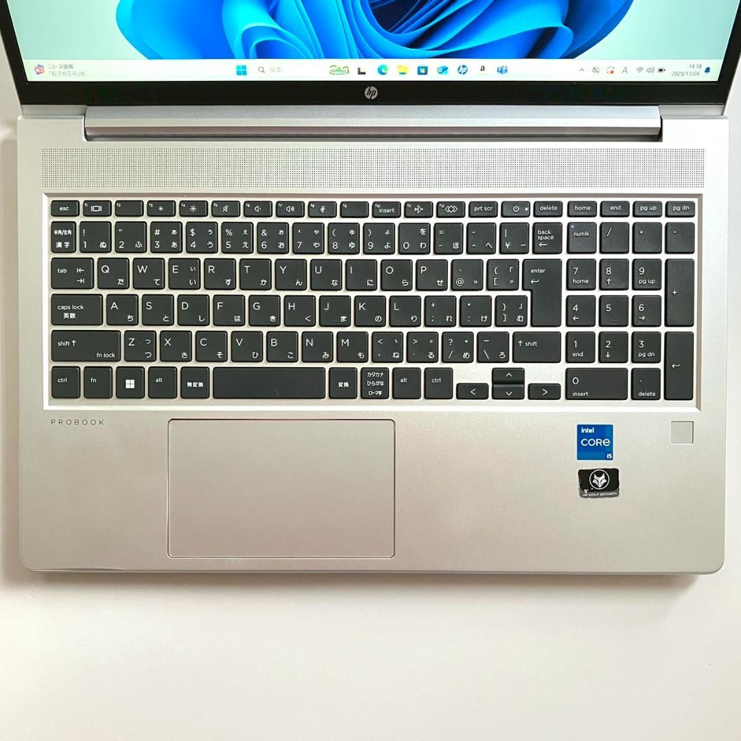 ★2023年製★ 第12世代Corei5 テンキー付き 大画面 HP 420