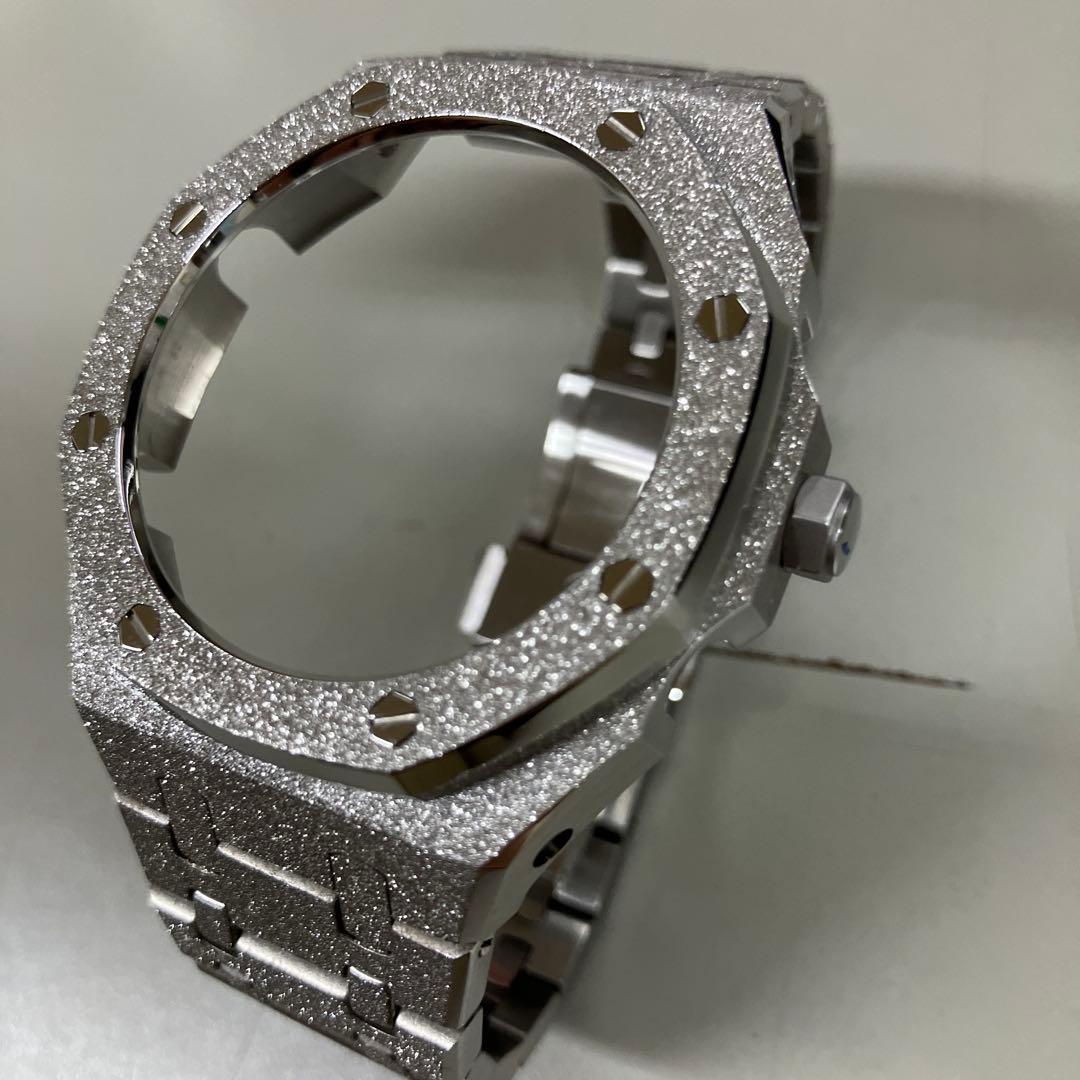 G-SHOCK　2100シリーズ　カスタム　シルバー