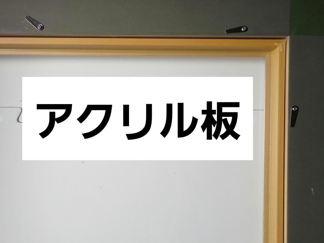 額縁 油彩 F10 アクリル板UVカット 未使用 日本製 【送料込・匿名発送】