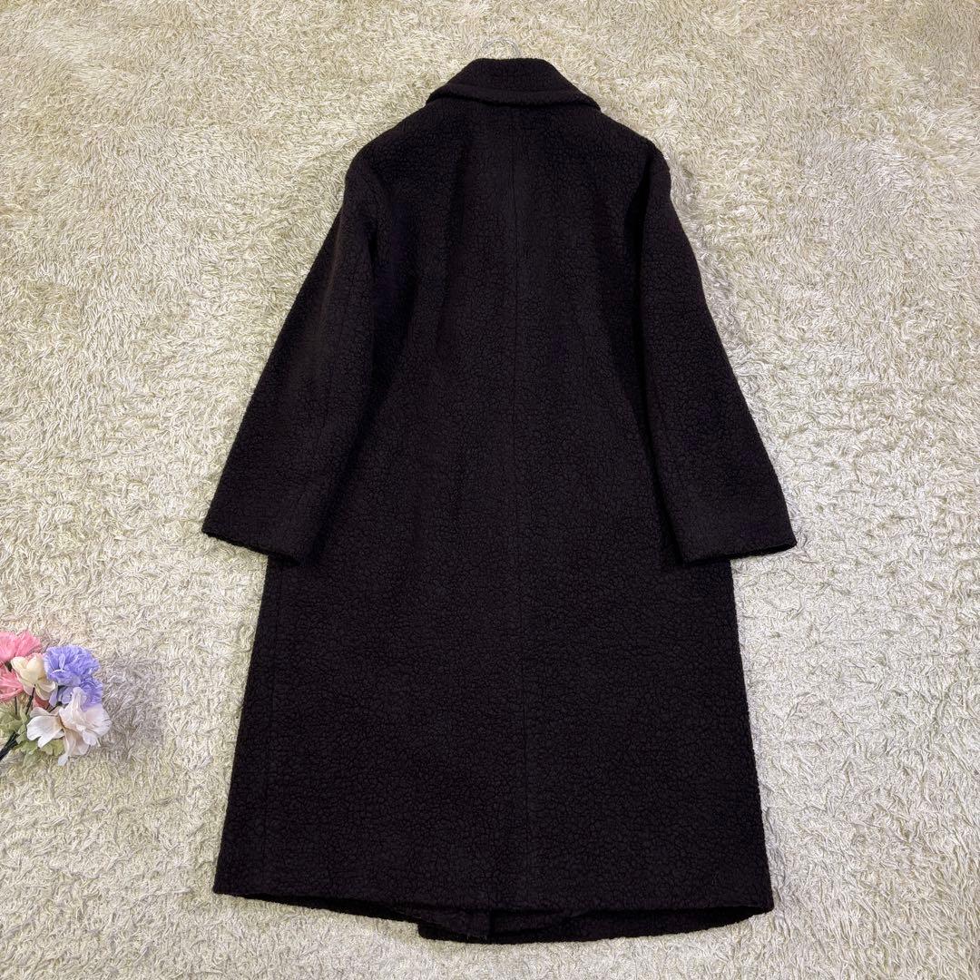 23区　定価6.7万 ウール混 ボアジャージー ドロップショルダー　コート