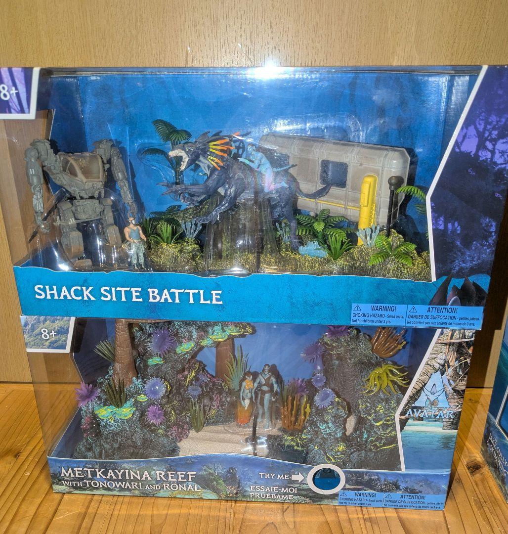 アバター　ホットトイズ　フィギュア　メトカイナの岩礁　山のリンク施設の戦い