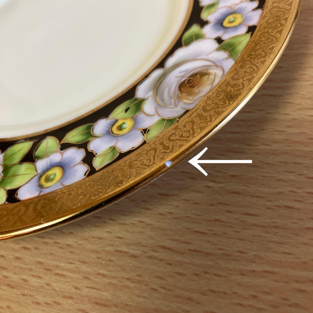 4. オールドノリタケNoritake-M印　ボウル、ソーサー、スプーンのトリオ