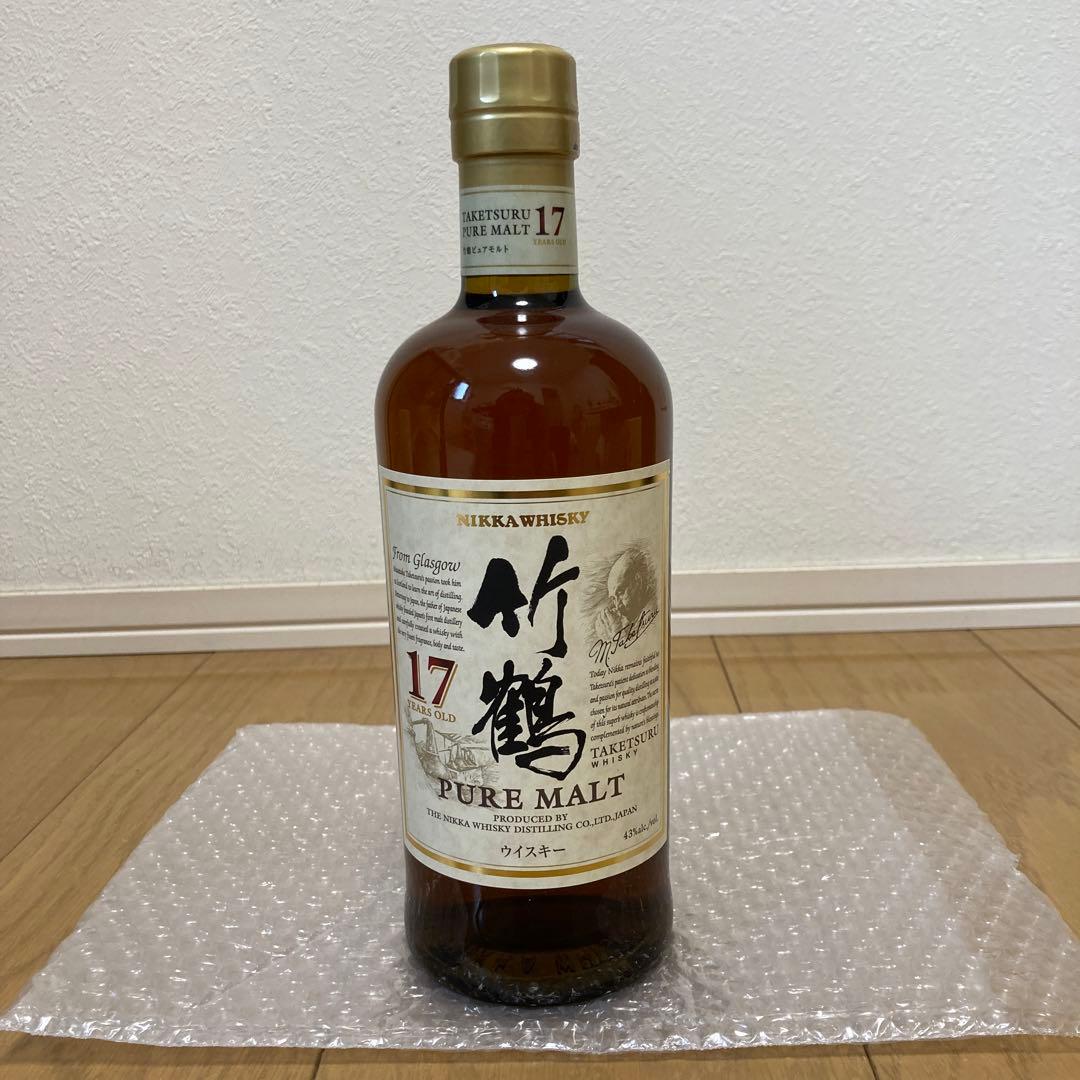 【新品未開封】ニッカウヰスキー 竹鶴 17年 ピュアモルト 700ml 箱あり