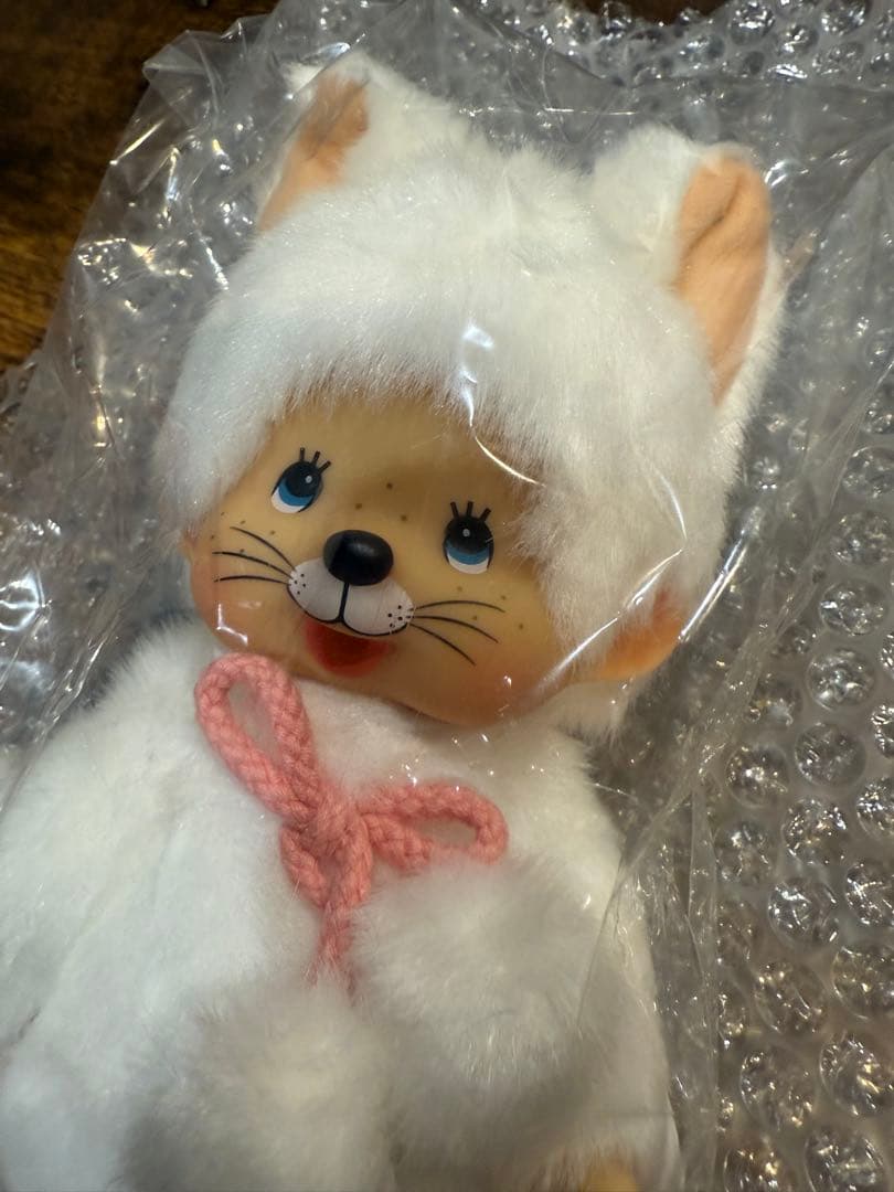 レア◇ EU限定 モンチッチ white cat ネコ 白いネコ 日本未発売