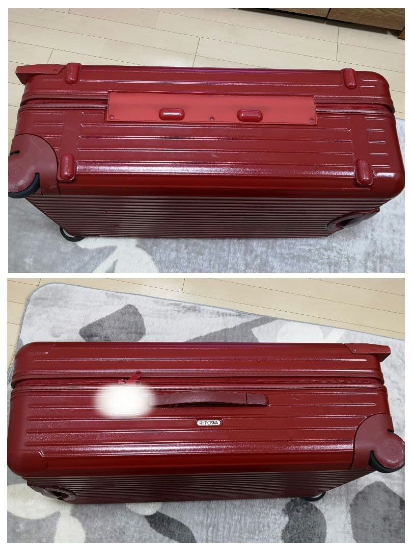 リモワ　サルサ　SALSA　キャリーケース　レッド　赤　2輪　スーツケース　中型