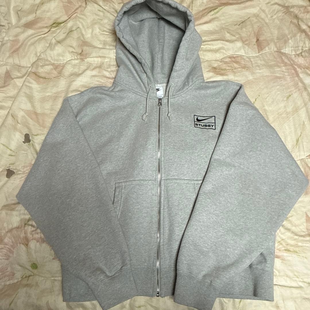 Nike×stussy ジップパーカー Lサイズ グレー