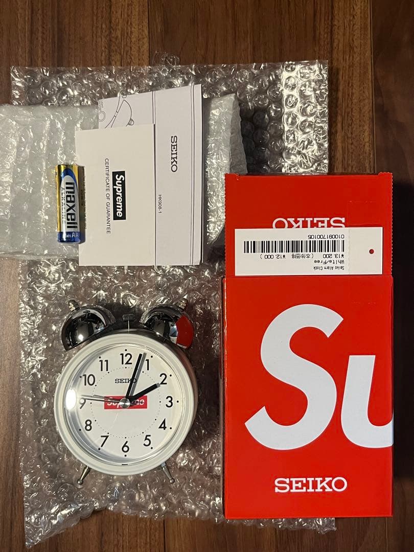 Supreme 22AW Seiko Alarm Clock 目覚まし時計
