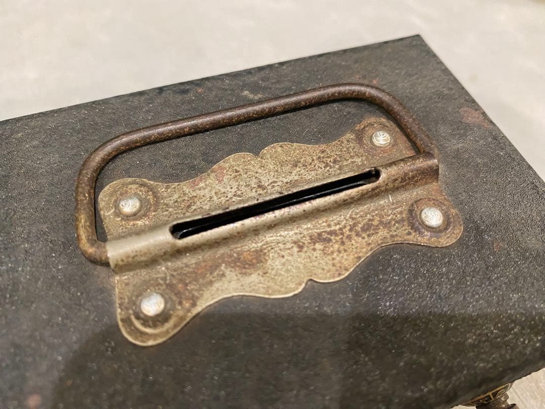 年代物 手提げ金庫 セット アンティーク ビンテージ 昭和レトロ 当時物 希少