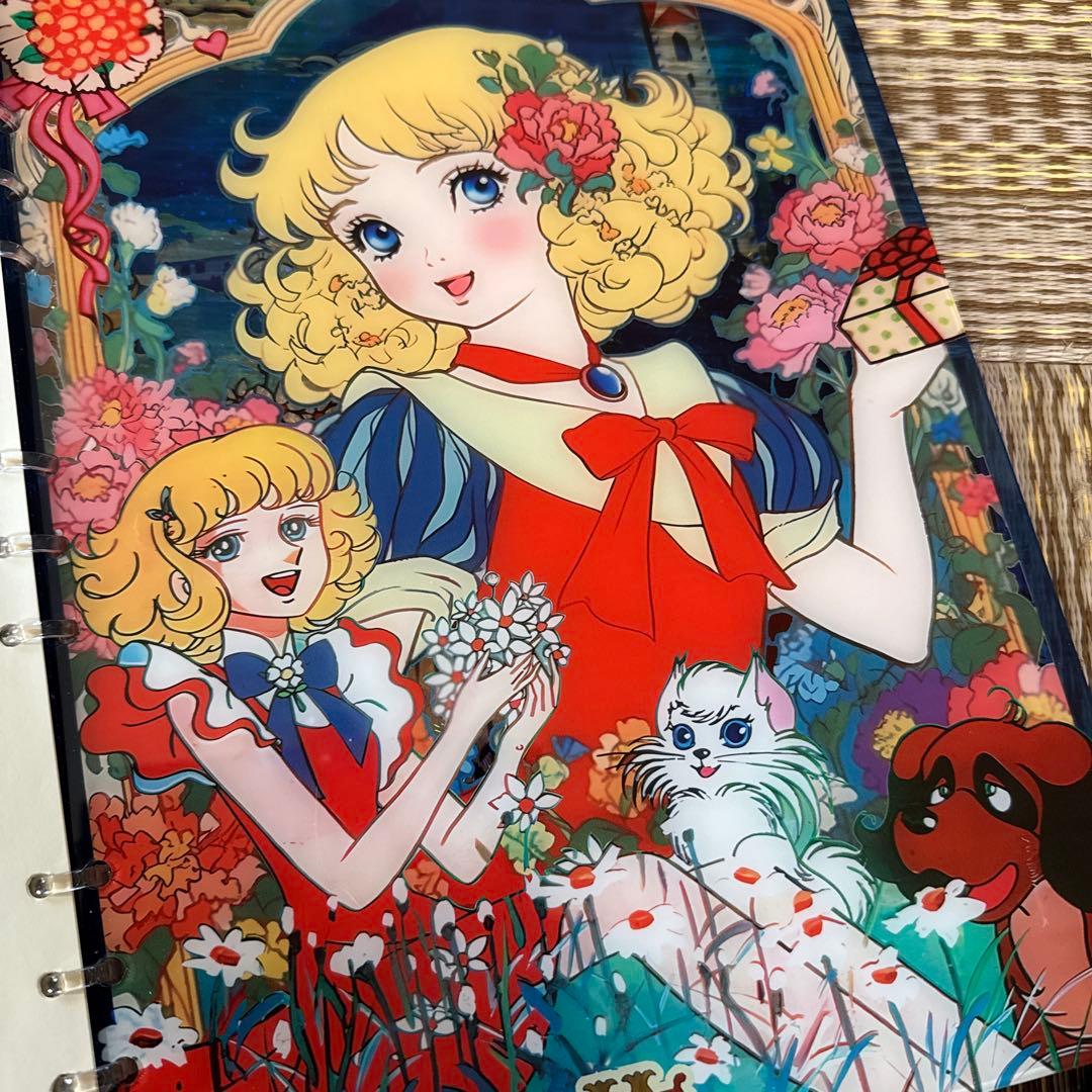 新品　シャカシャカノート　A4サイズ　昭和レトロ　花の子ルンルン