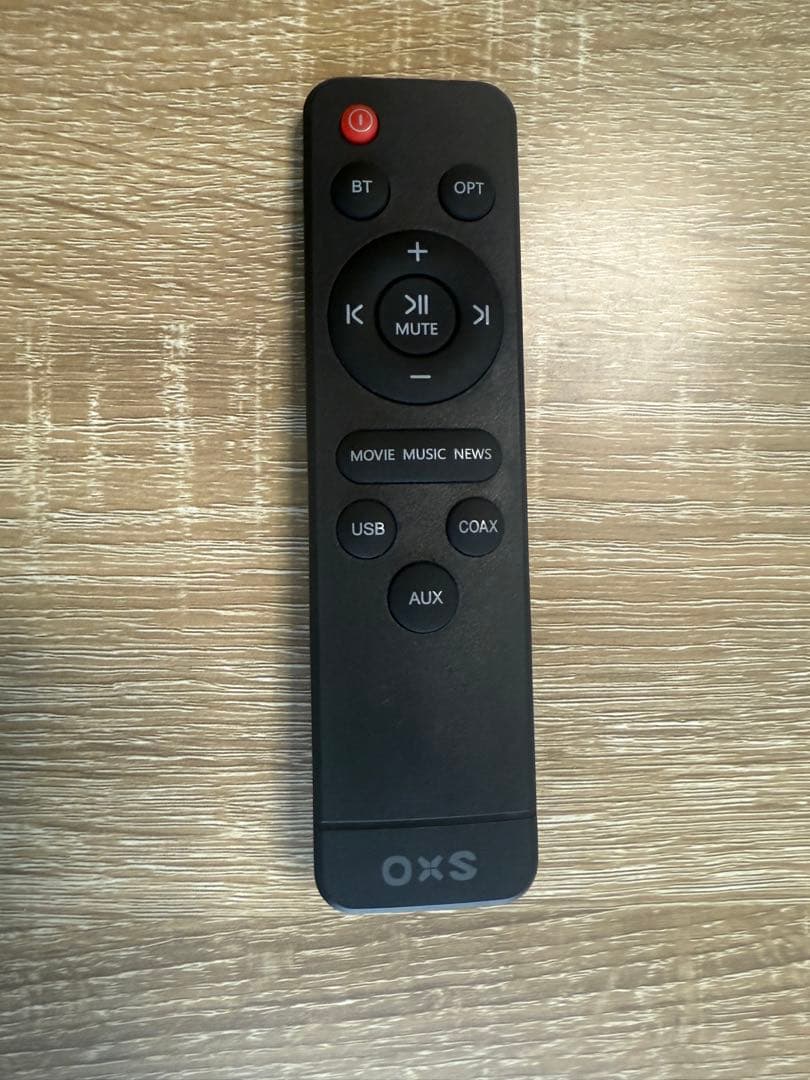 ⌇OXS-S3 サウンドバー ブラック AUX接続