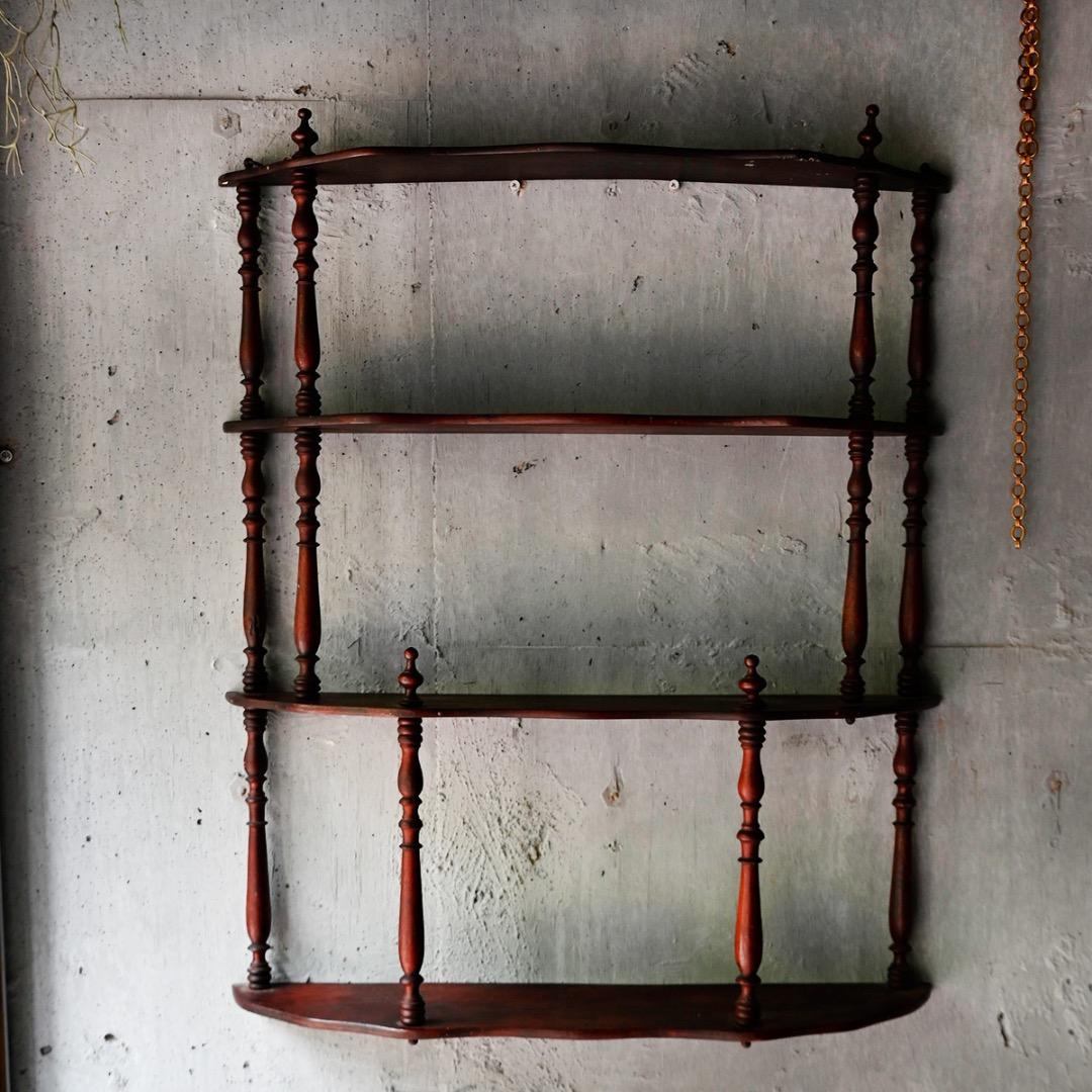 【フランス便】アンティーク ◆3段ウォールシェル◆