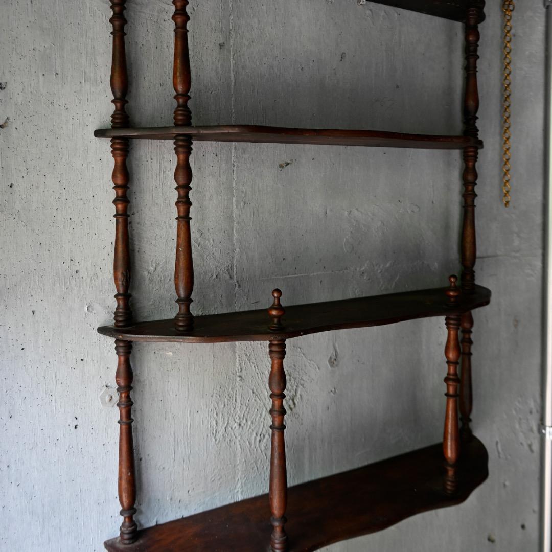 【フランス便】アンティーク ◆3段ウォールシェル◆