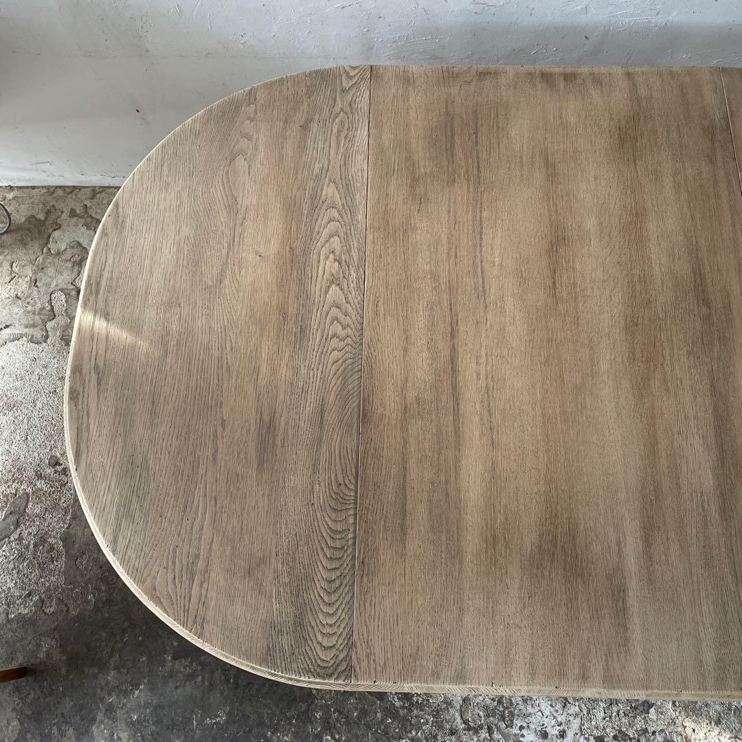 ビンテージ　ドロワーゲートレッグテーブル ドロップリーフテーブル 剥離