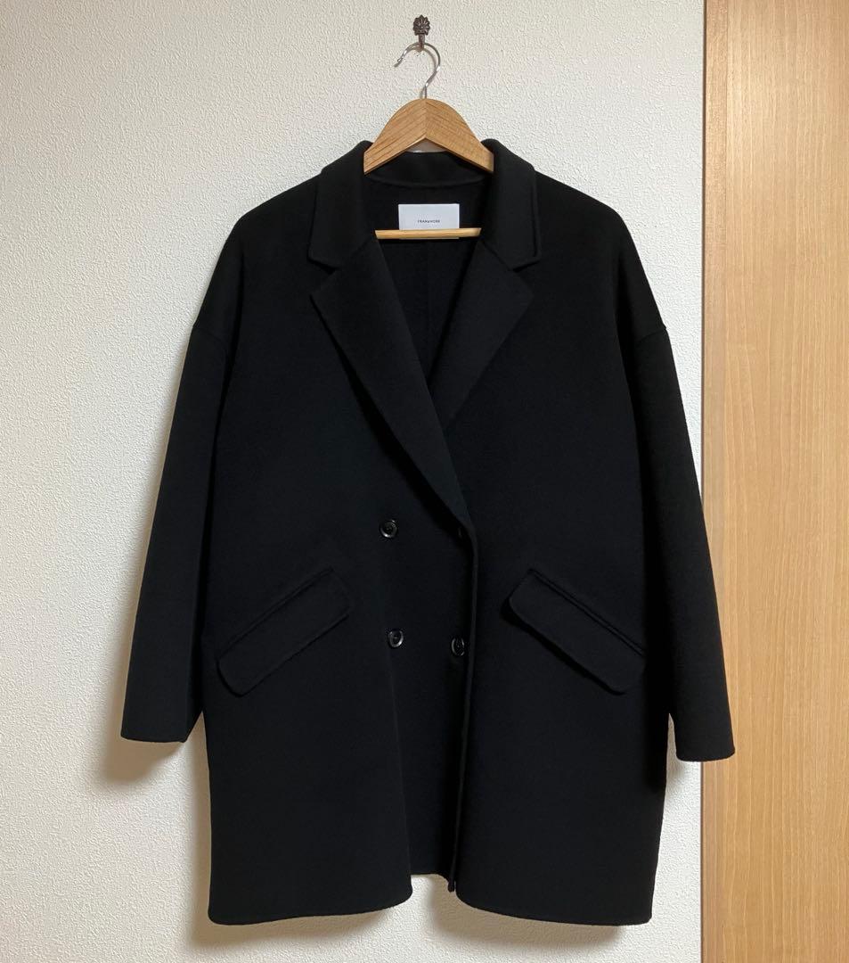 FRAMeWORK　ハミルトンリバーテーラードコート　ブラック　38
