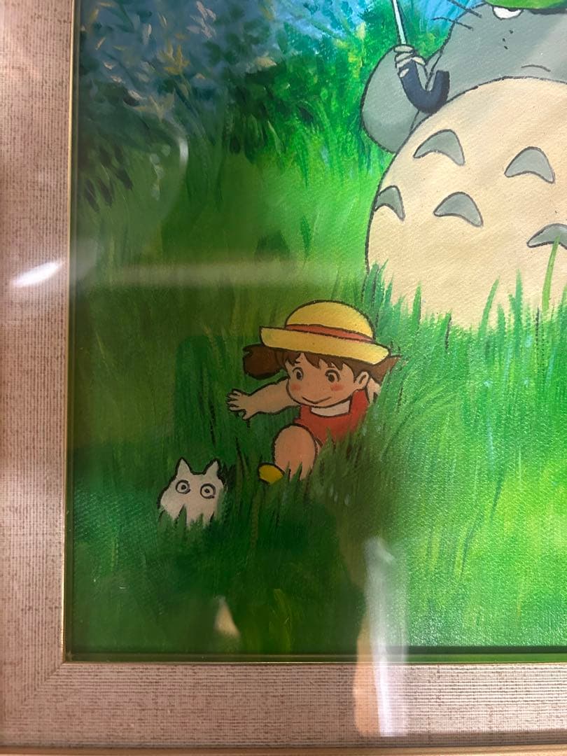 となりのトトロ アート作品　希少　ジブリ　額付き
