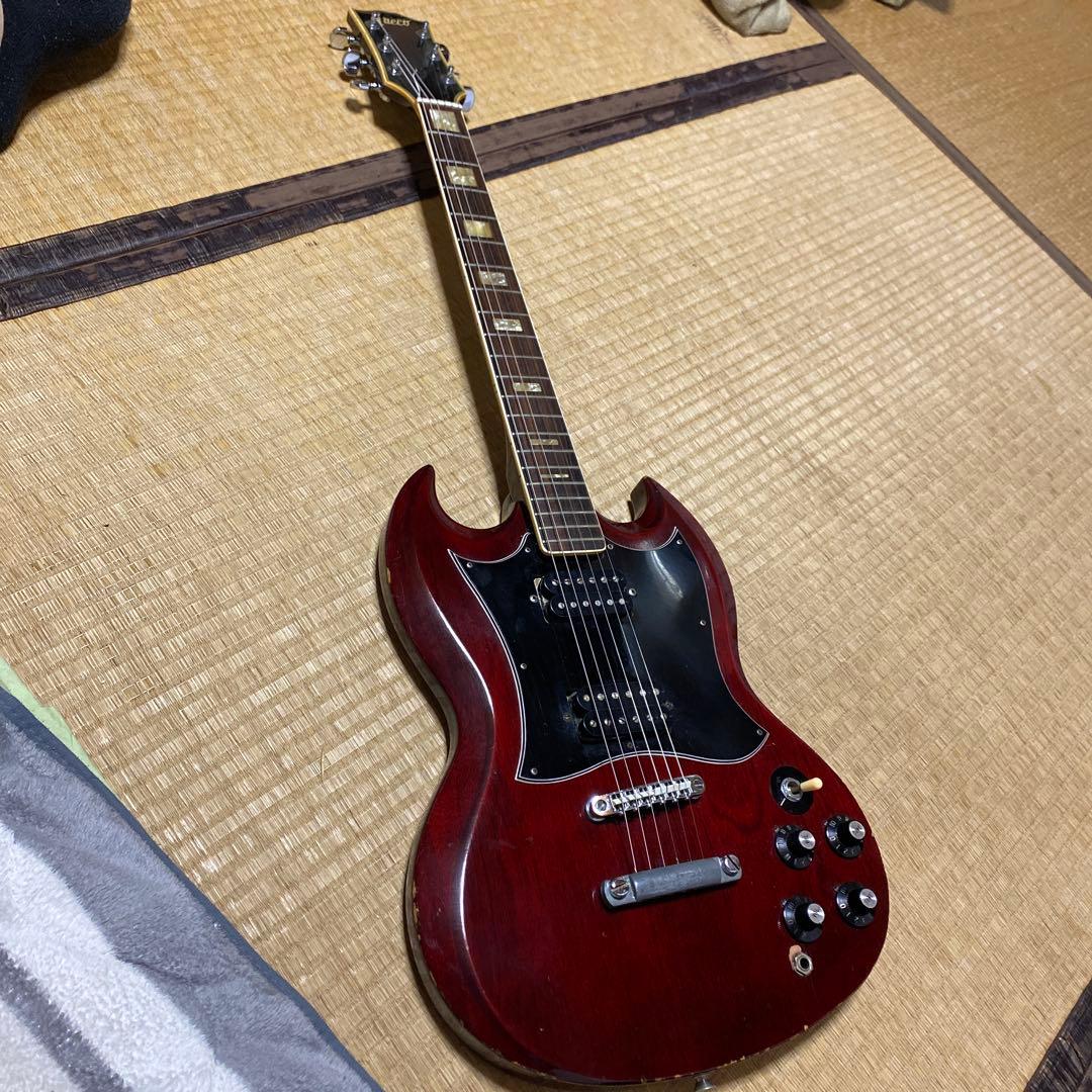 Greco SGスタイル エレキギター チェリーレッド最終 値下げ