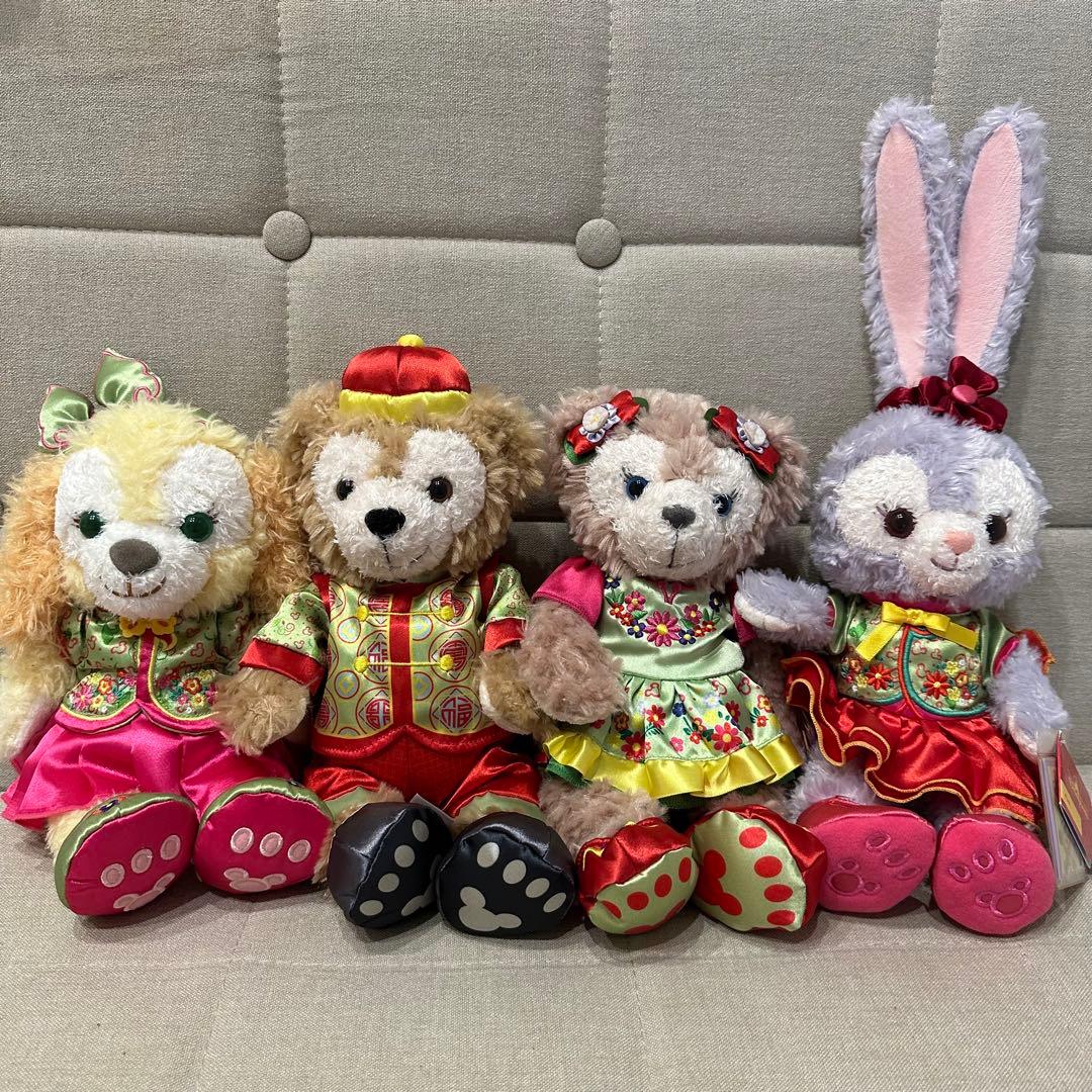 値下げ香港ディズニー ダッフィー シェリーメイ クッキーアン ステラルー 旧正月