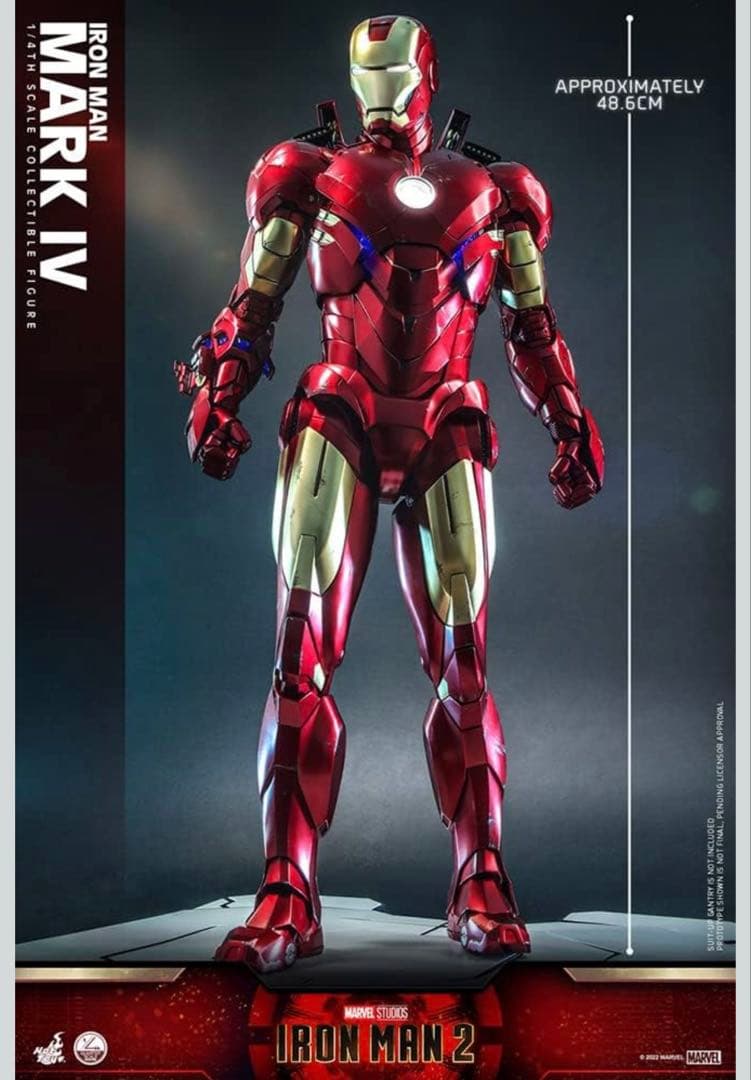 早い者勝ち HotToys アイアンマン マーク4 1/4スケールフィギュア