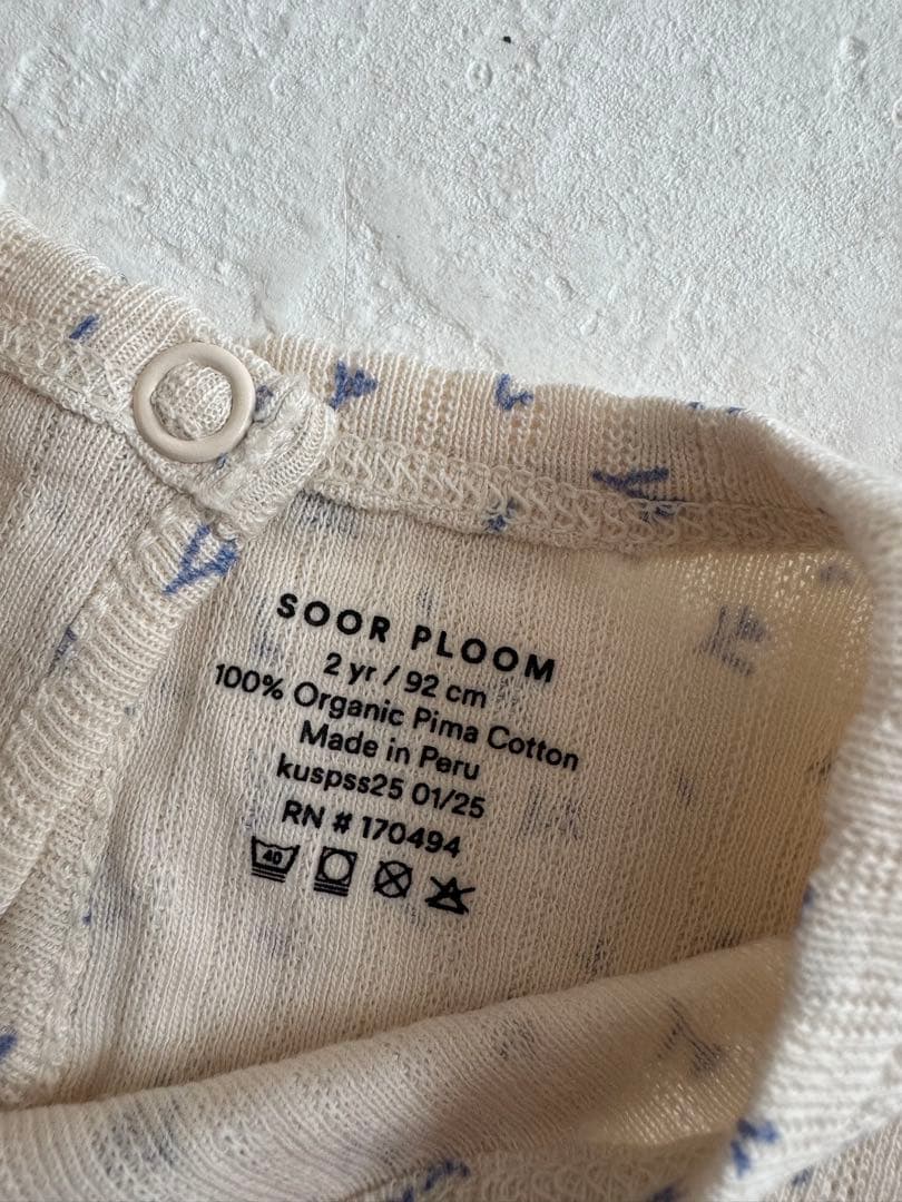 ボ*ん様 FRILLTEE FROLICPRINT soorploom 2025