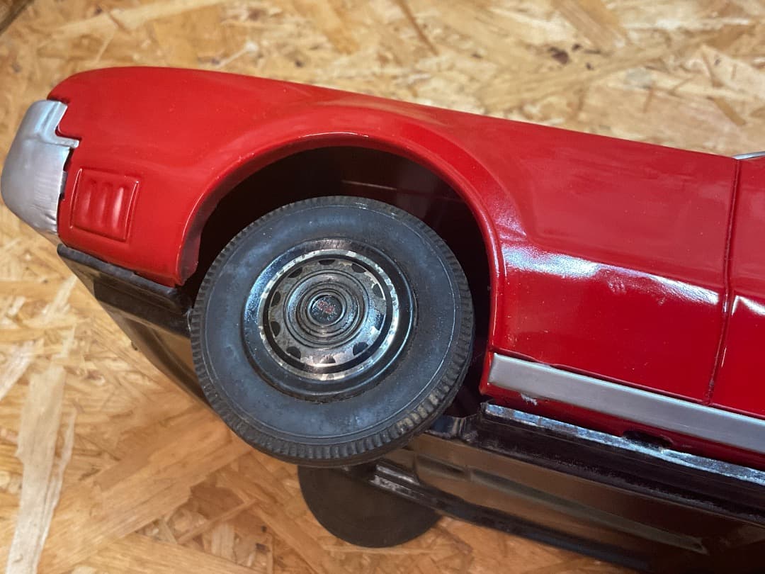 ATC アサヒ玩具 日本製 当時物 TORONADO ブリキ 特大 40cm