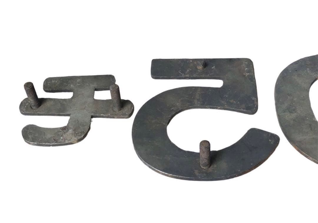 西武鉄道　モ503金属製プレート/鉄道グッズ　赤電車　国鉄