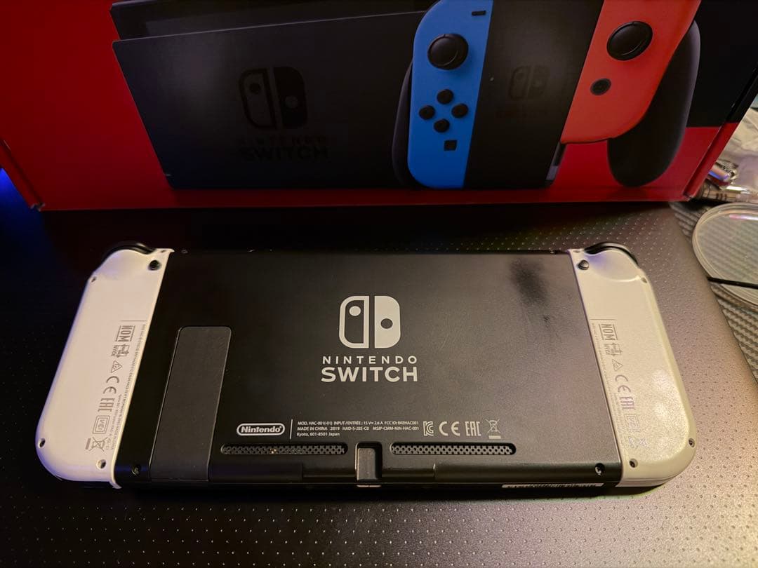 Nintendo Switch Joy-Con白 箱あり ACアダプター欠品