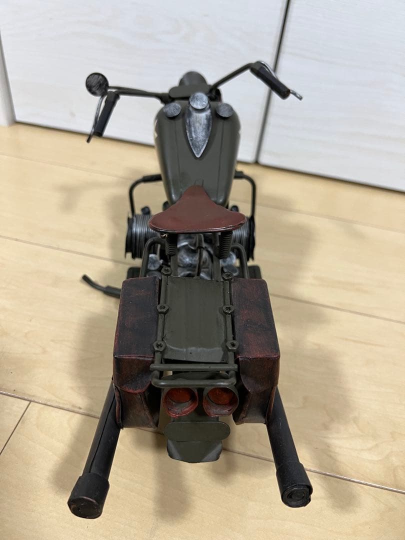 【ヴィンテージ】ハーレーダビッドソン WLA 軍用オートバイ ブリキ