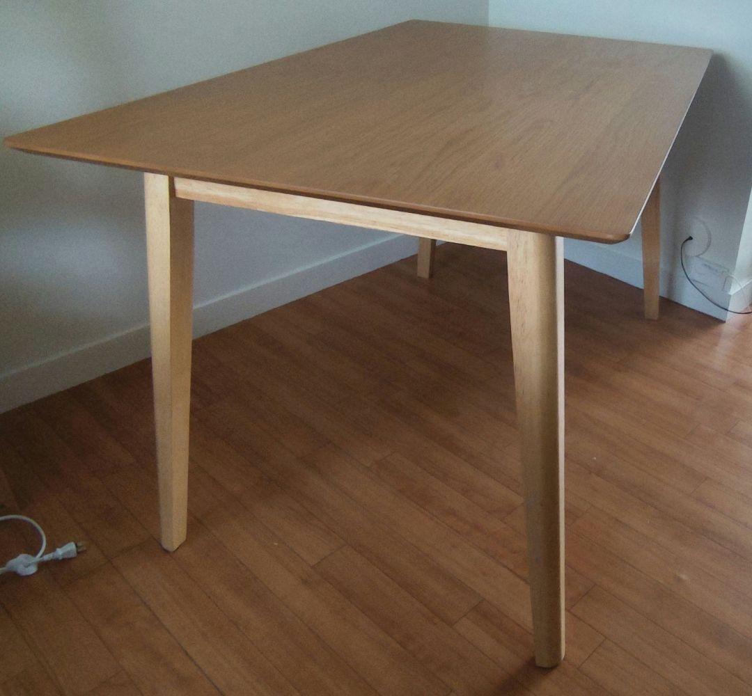 美品！ダイニングテーブル天板天然オーク