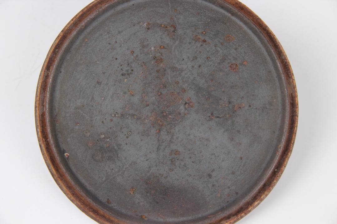 南部鉄瓶 光原社 北鳳造 身在銘　寸筒鉄瓶　約1300ml 霰 EM3-13