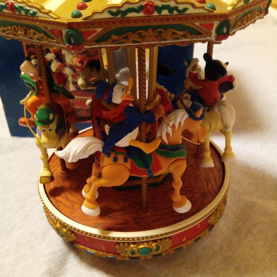 【レトロ】クリスマス　ディズニー　電子　オルゴール　メリーゴーランド