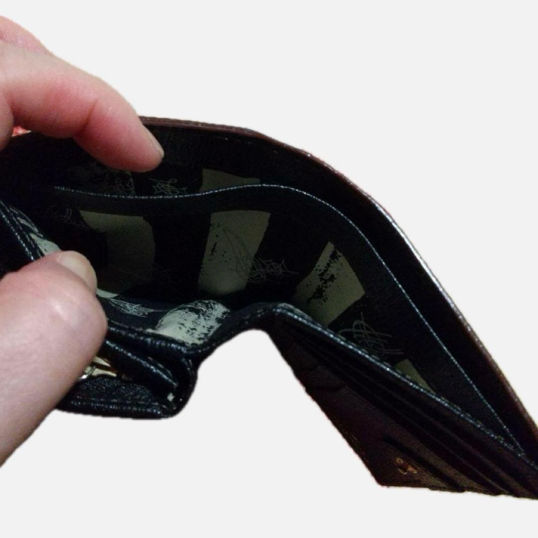 Vivienne Westwood ブラック三つ折り財布 箱付き