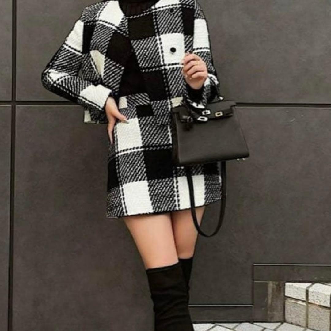 【美品】 sheller ブロックチェック キュロット