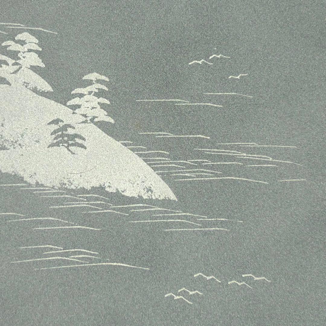 【未使用】アートパネル 現代版掛け軸 掛け軸 インテリア 利久 州浜 枯山水