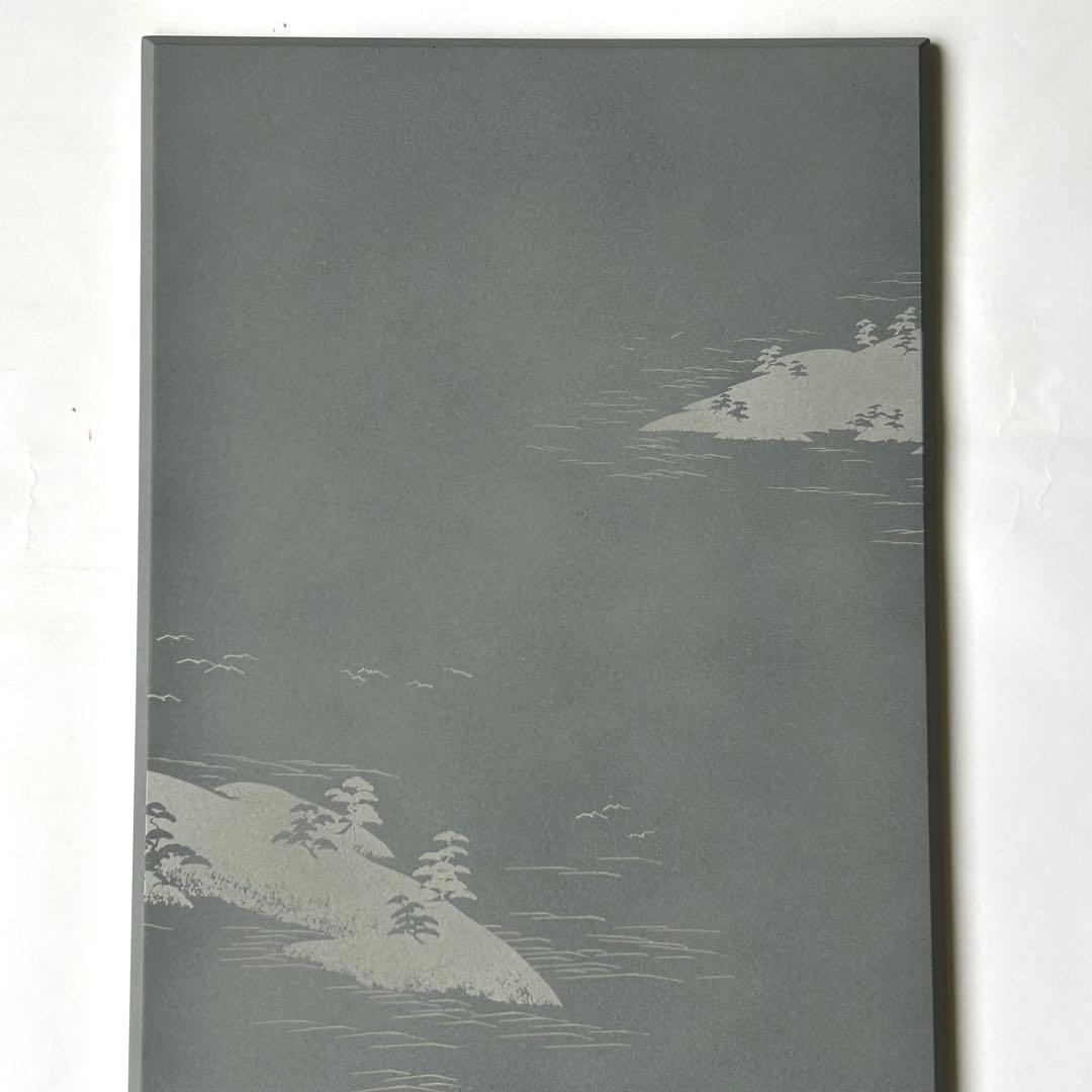 【未使用】アートパネル 現代版掛け軸 掛け軸 インテリア 利久 州浜 枯山水