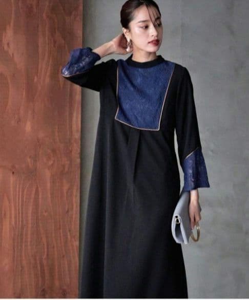 美品 Callarus カラルス 結婚式 ワンピースドレス LL 大きい 洗える