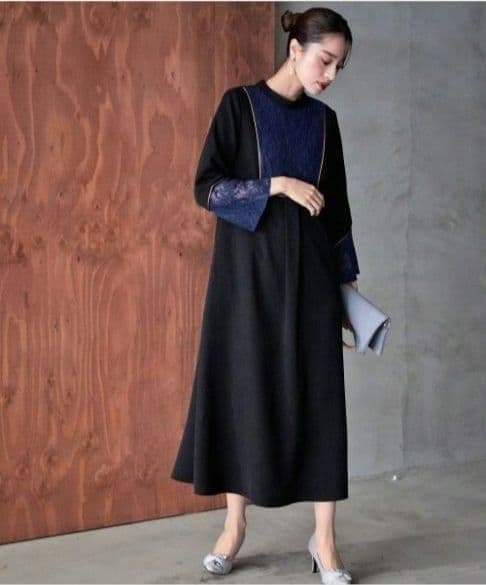 美品 Callarus カラルス 結婚式 ワンピースドレス LL 大きい 洗える