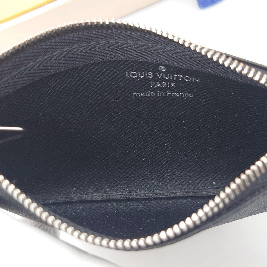 極美品です!ダミエ グラフィット ポシェットクレ N60155 キーリング付