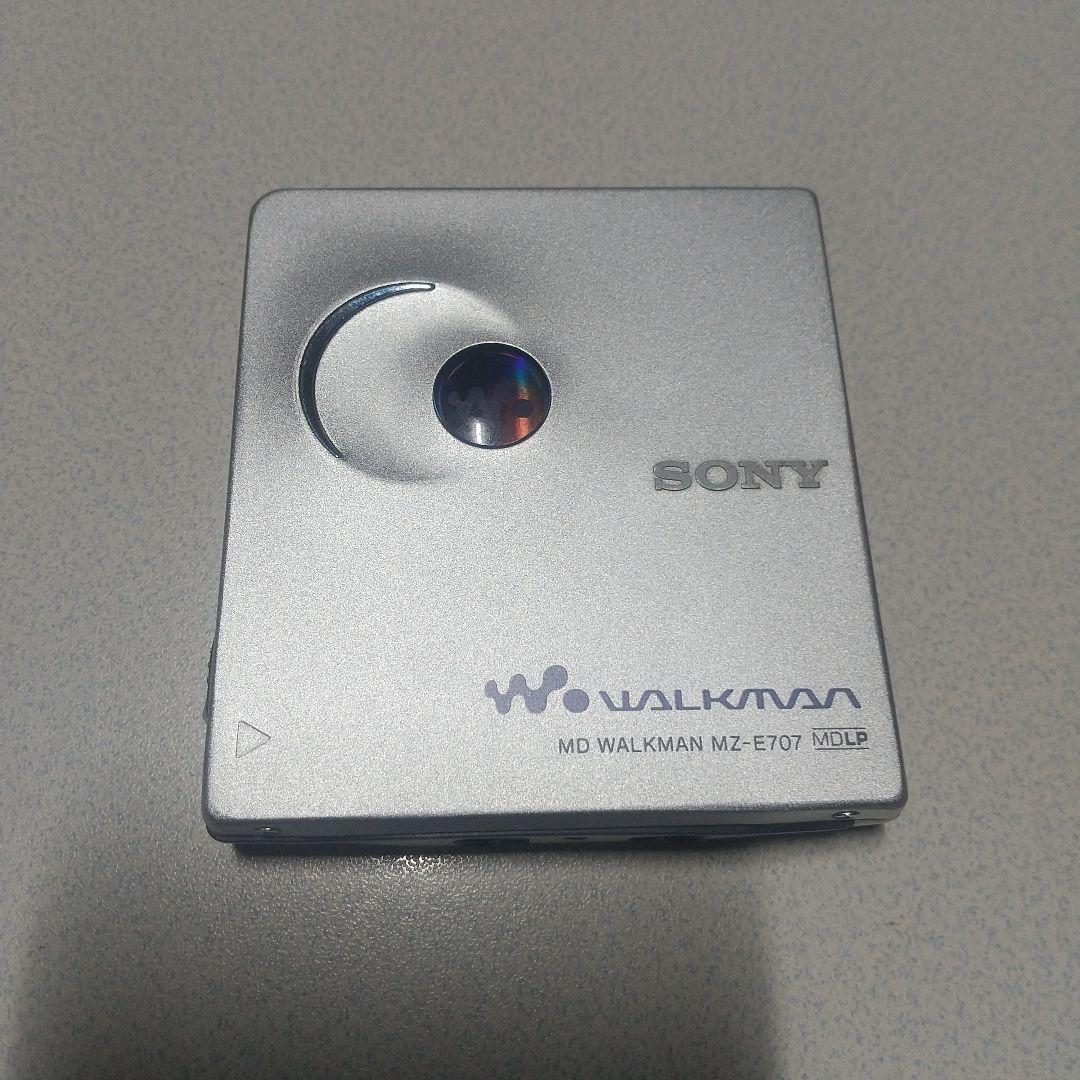 SONY ポータブルMDプレーヤー MZ-E707中古稼働確認済み１台ジャンク