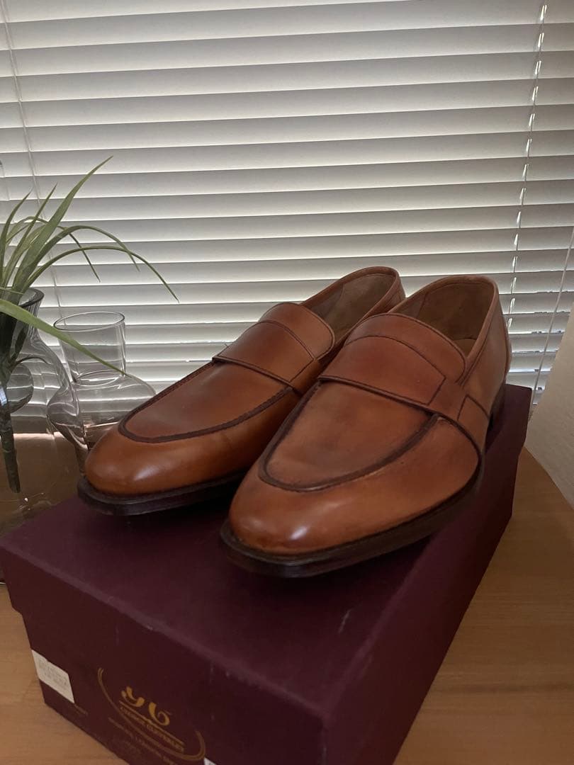 【未使用品】ジョージクレバリー　名作ローファーOWEN ブラウン