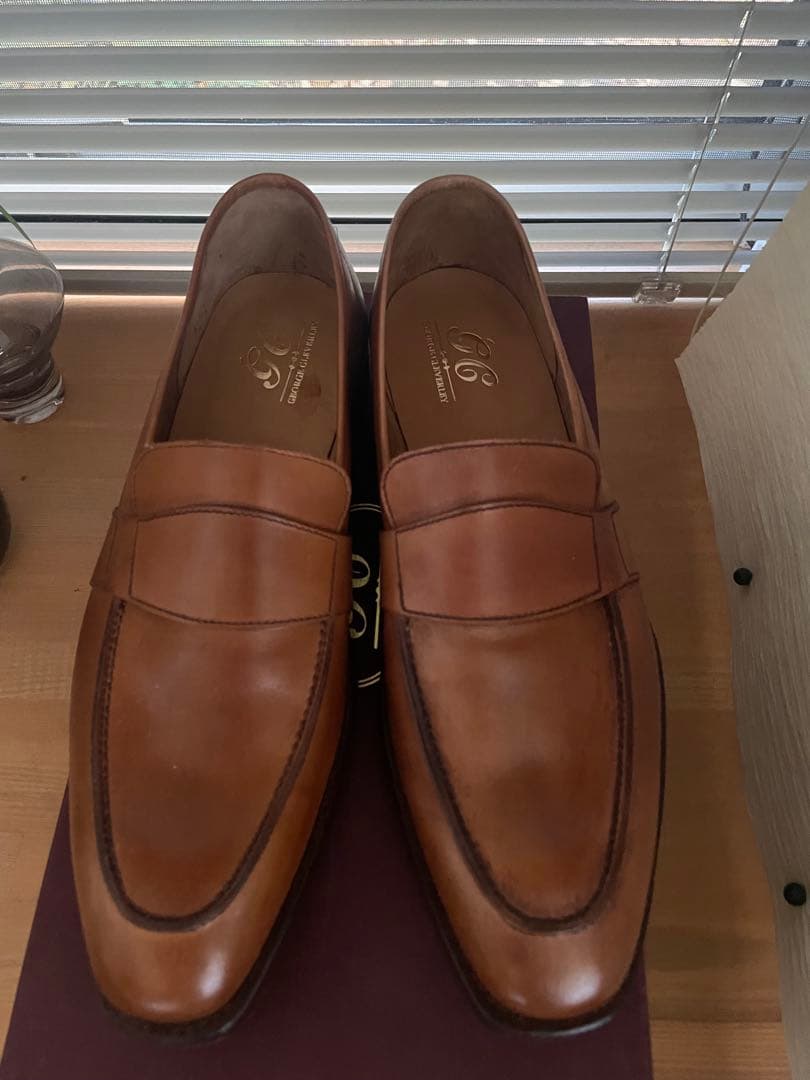 【未使用品】ジョージクレバリー　名作ローファーOWEN ブラウン