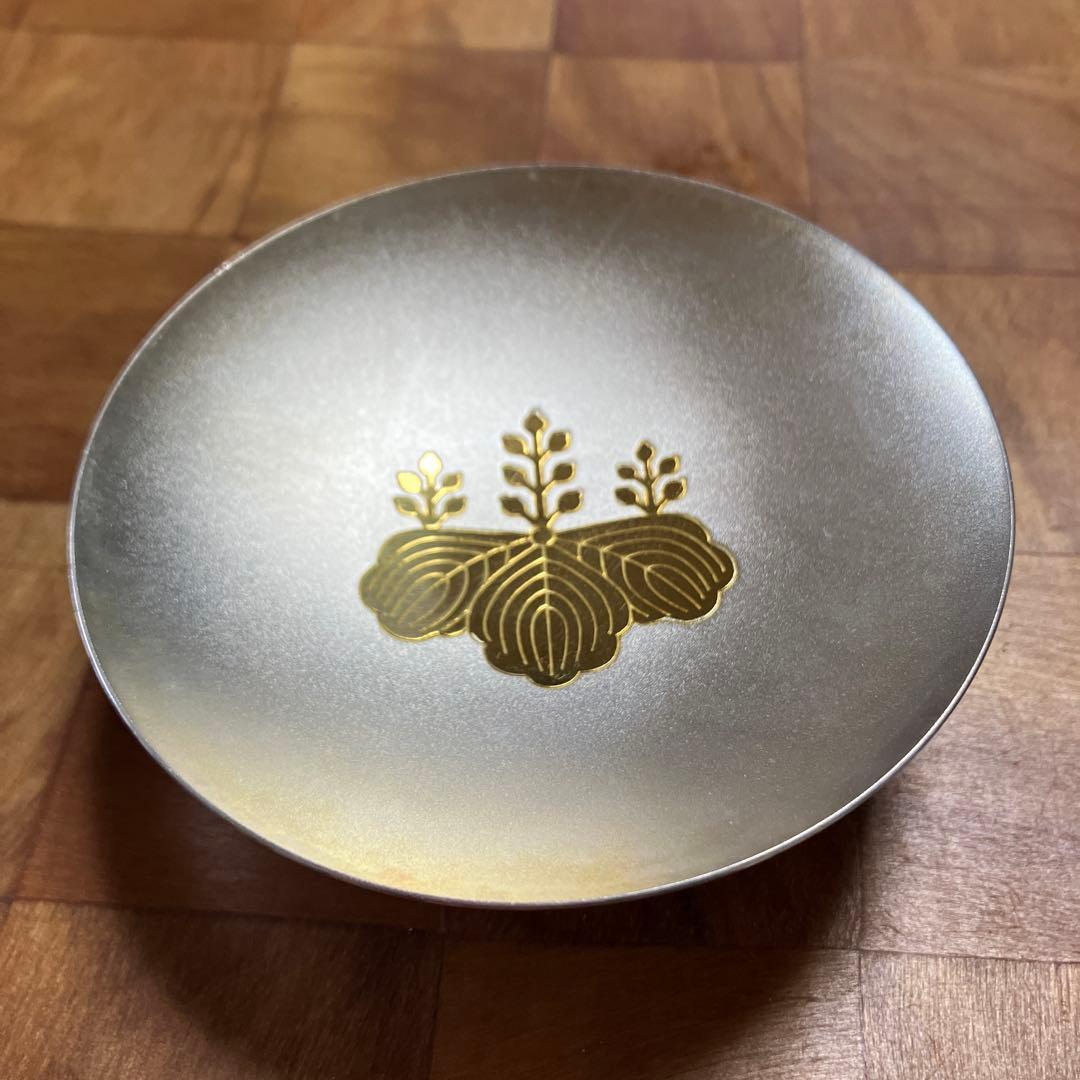 銀盃　銀杯　純銀　日本国旗　日の丸　1000 刻印あり