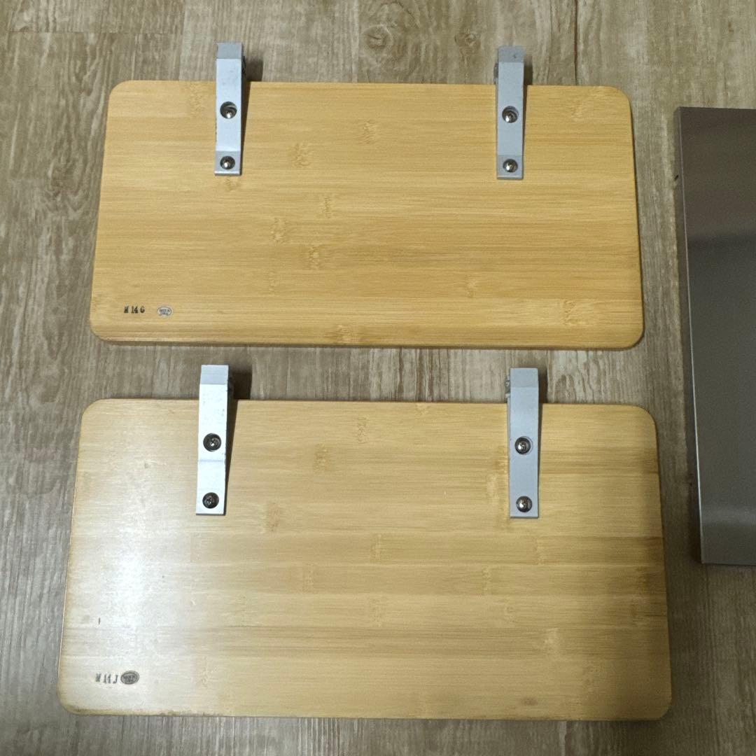 スノーピーク　スライドトップハーフ竹　２枚 ステンレストレー １枚