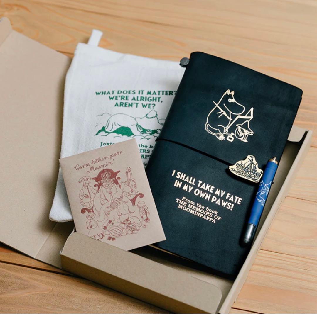 TRAVELER'S COMPANY トラベラーズノートセット　ムーミンパパ