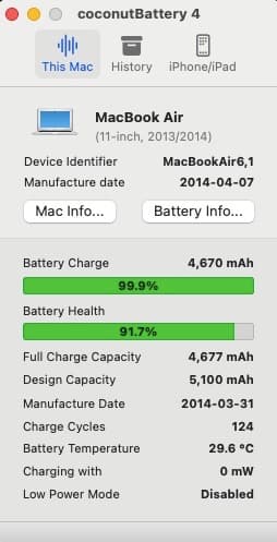 MacBook Air i7 8Gb 11インチ 新品1TbSSD 傷無し極上品