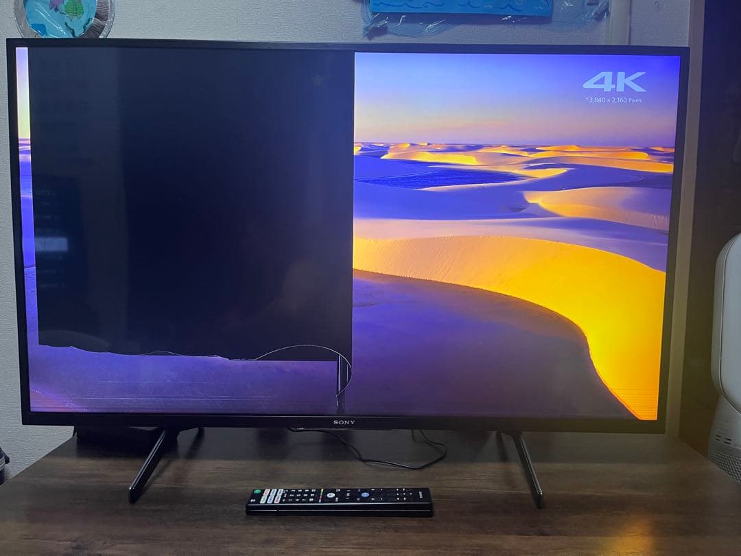 【ジャンク品】SONY KJ-43X8000H 4K液晶テレビ 43V