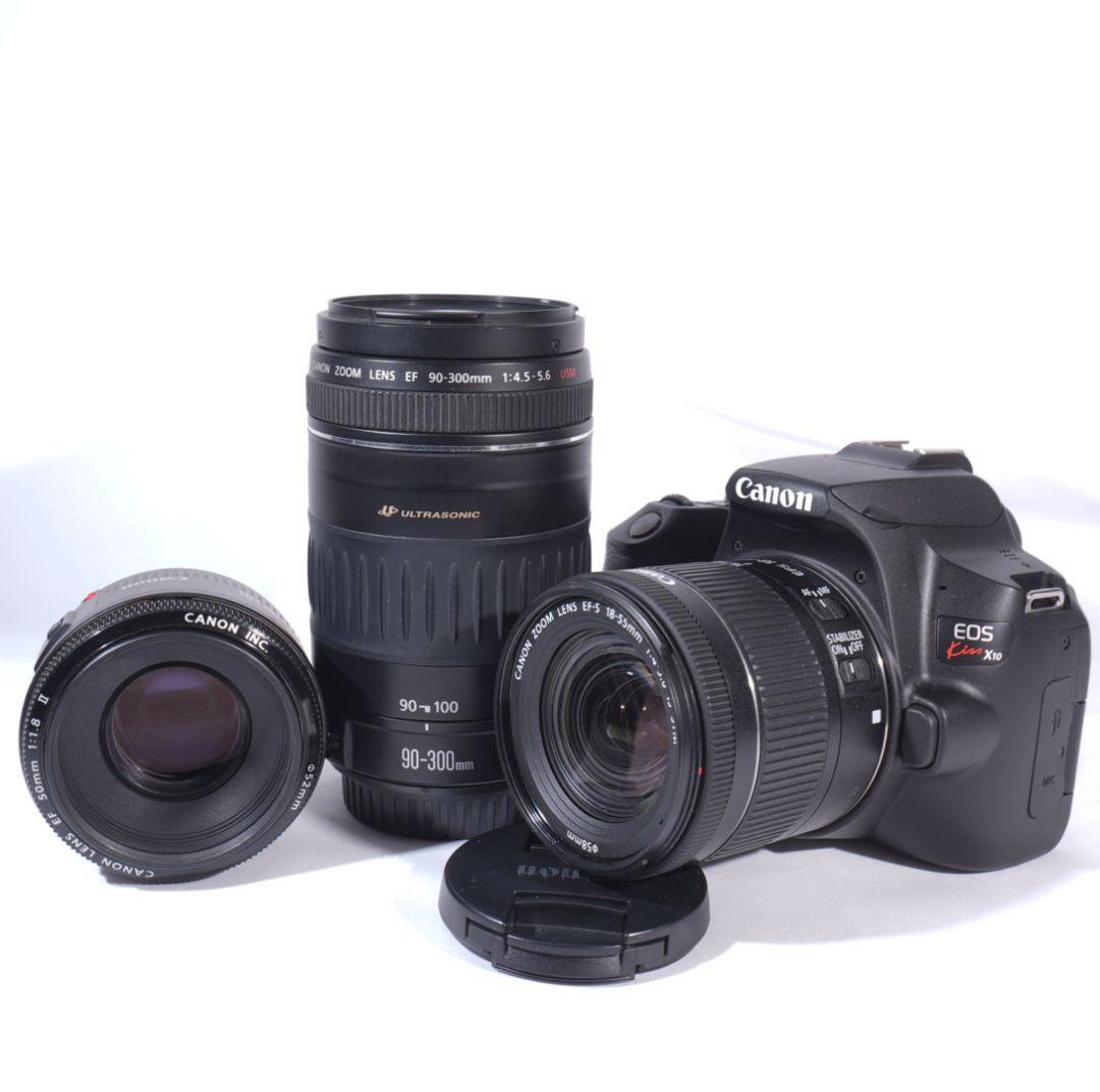 おまけ多数★Canon kiss X10★トリプルレンズ　初心者オススメ