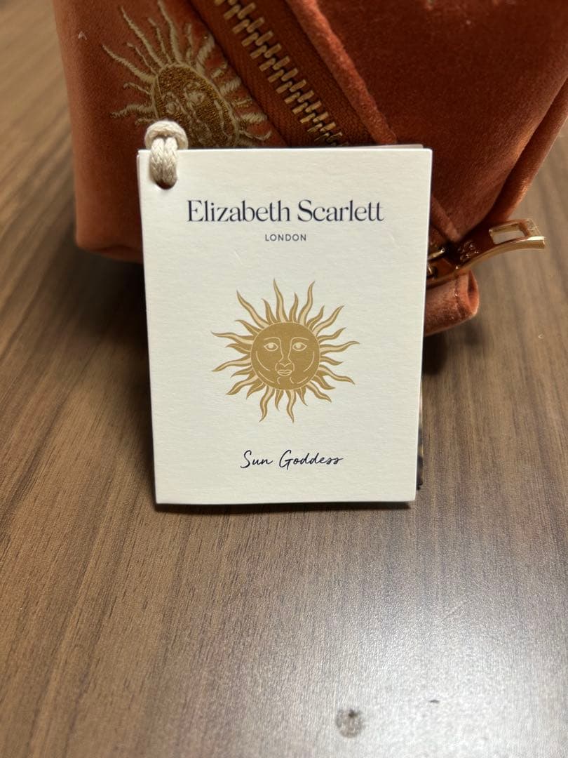 【新品】Elizabeth Scarlett 太陽刺繍ポーチ