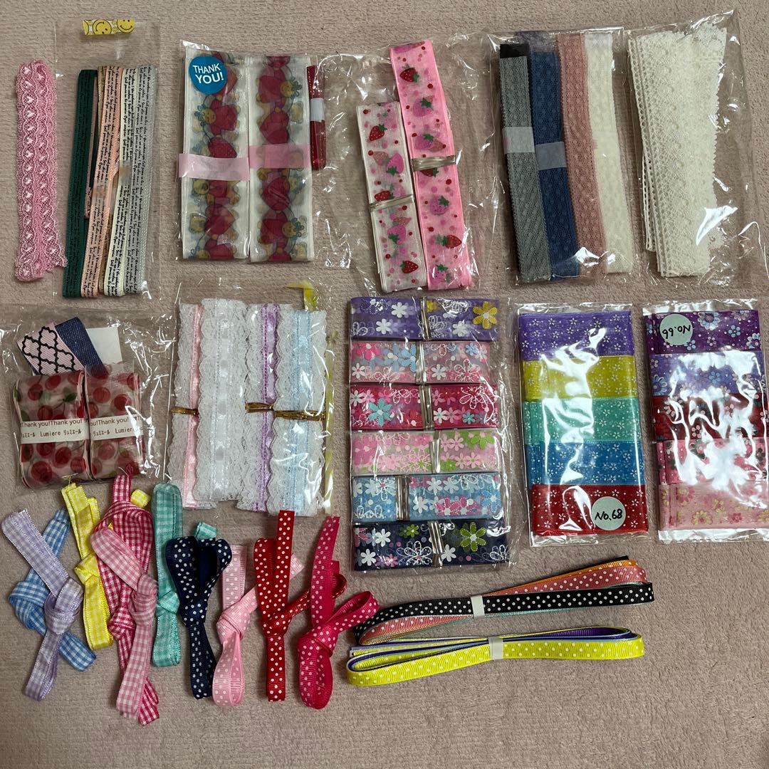 バンダナ、カラー紐、ループエンド