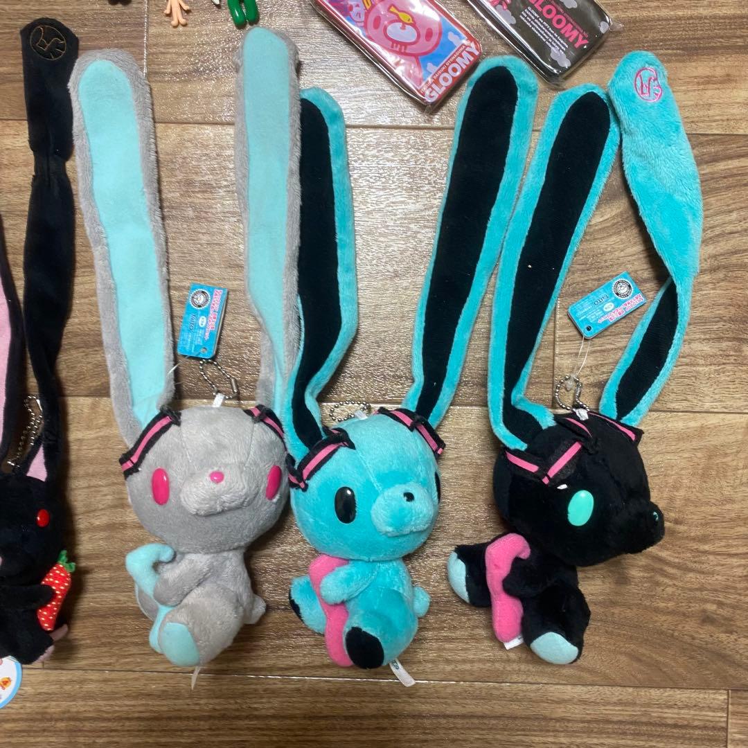 稀少　汎用うさぎ＆グルーミー チャックスGP ぬいぐるみキーホルダー　まとめ売り